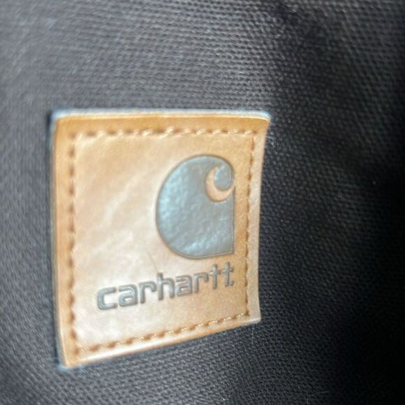 š„š„VintageāCarhartt Detroit Jacket Blanket Lined Button Corduroy Dark Brown 4XL - Picture 6 of 11